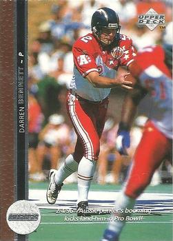 Darren Bennett San Diego Chargers 1996 Upper Deck NFL #116
